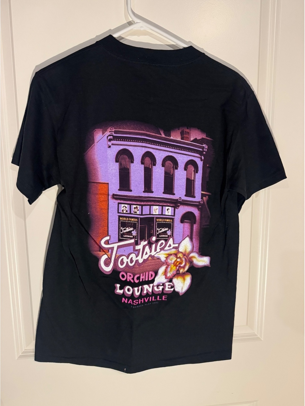 Tootsies Orchid Lounge Nashville Black Cotton T-Shirt Size M